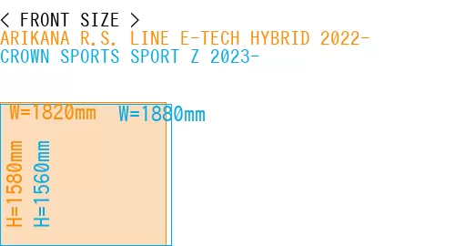#ARIKANA R.S. LINE E-TECH HYBRID 2022- + CROWN SPORTS SPORT Z 2023-